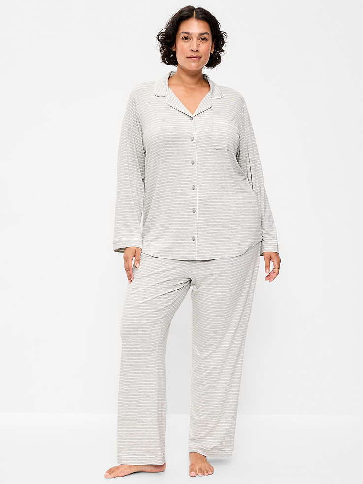 Image number 7 showing, Sunday Sleep Knit Jersey Pant Set