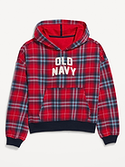 Image 1 of 3, built-in hood, drop-shoulder sleeves, kangaroo pocket, rib-knit hem and cuffs, pullover style, Product #1186790
