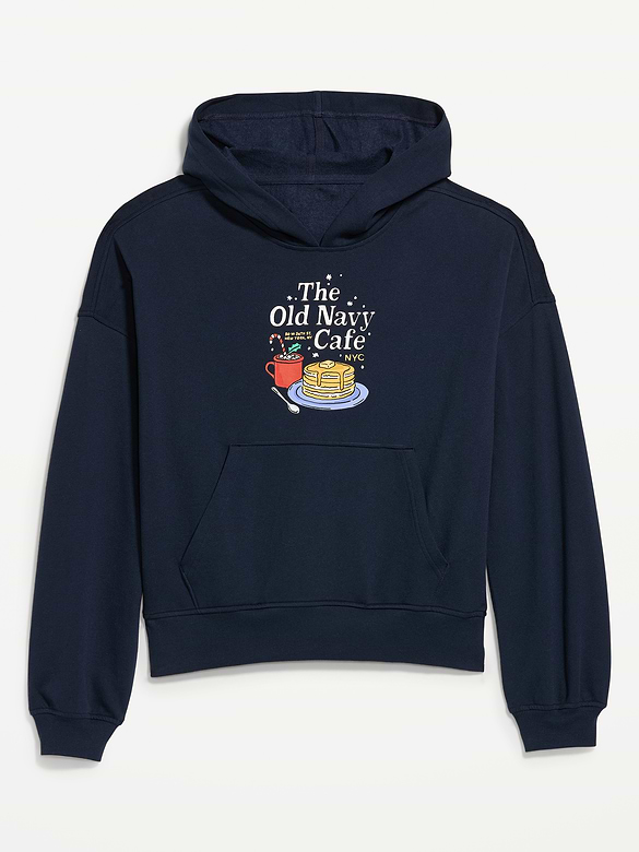 Oversized Pullover Logo Hoodie Sweatshirt