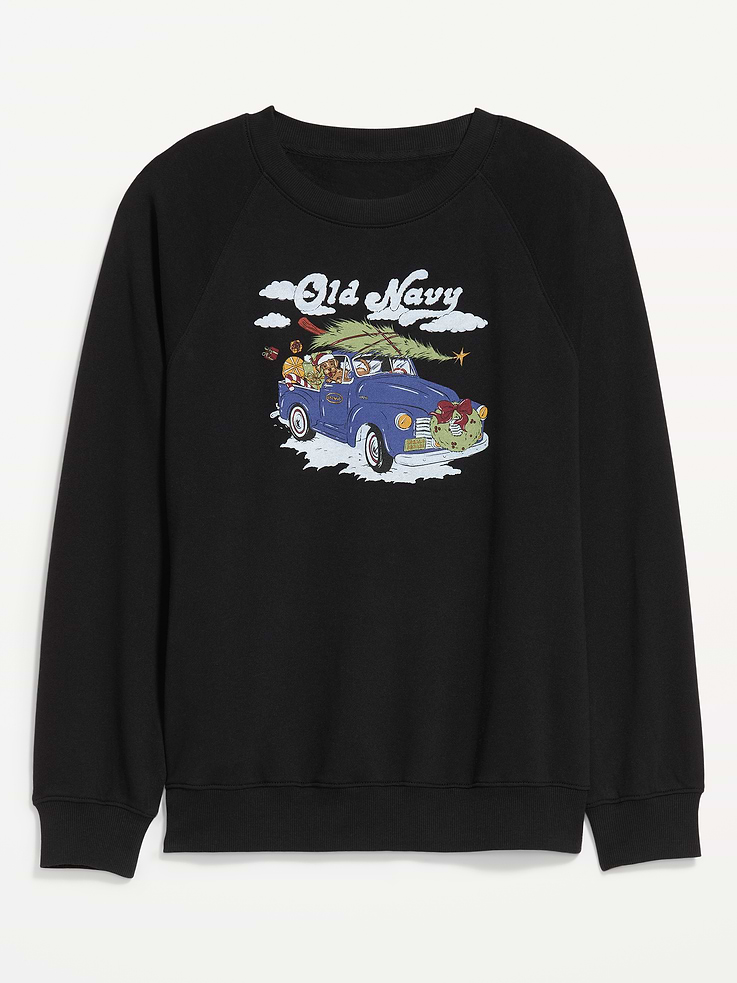 Image 1 of 7, SoComfy. The perfect-weight, never-taking-this-off fleece., crew neck, long raglan sleeves, rib-knit trim, pullover style, Product #1186788
