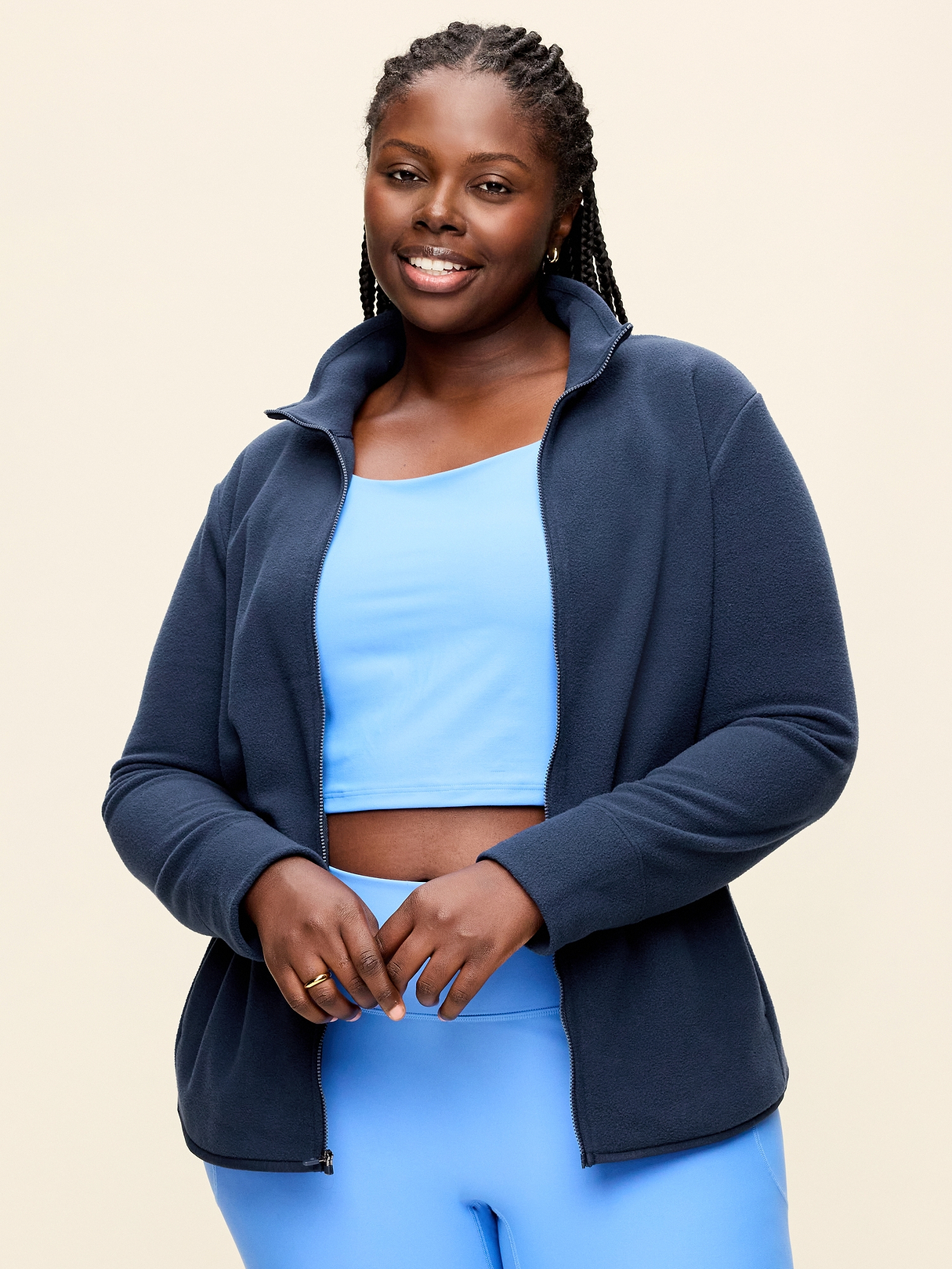 Fitted Performance Fleece Full Zip Jacket | Old Navy