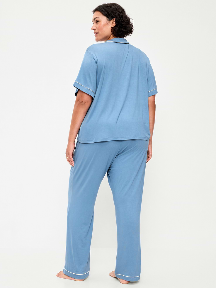 Image number 7 showing, Sunday Sleep Knit Jersey Pant Set