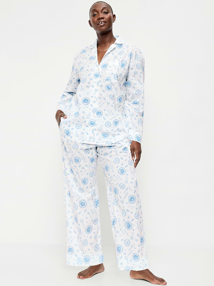 L'image numéro 4 présente Pyjama en popeline