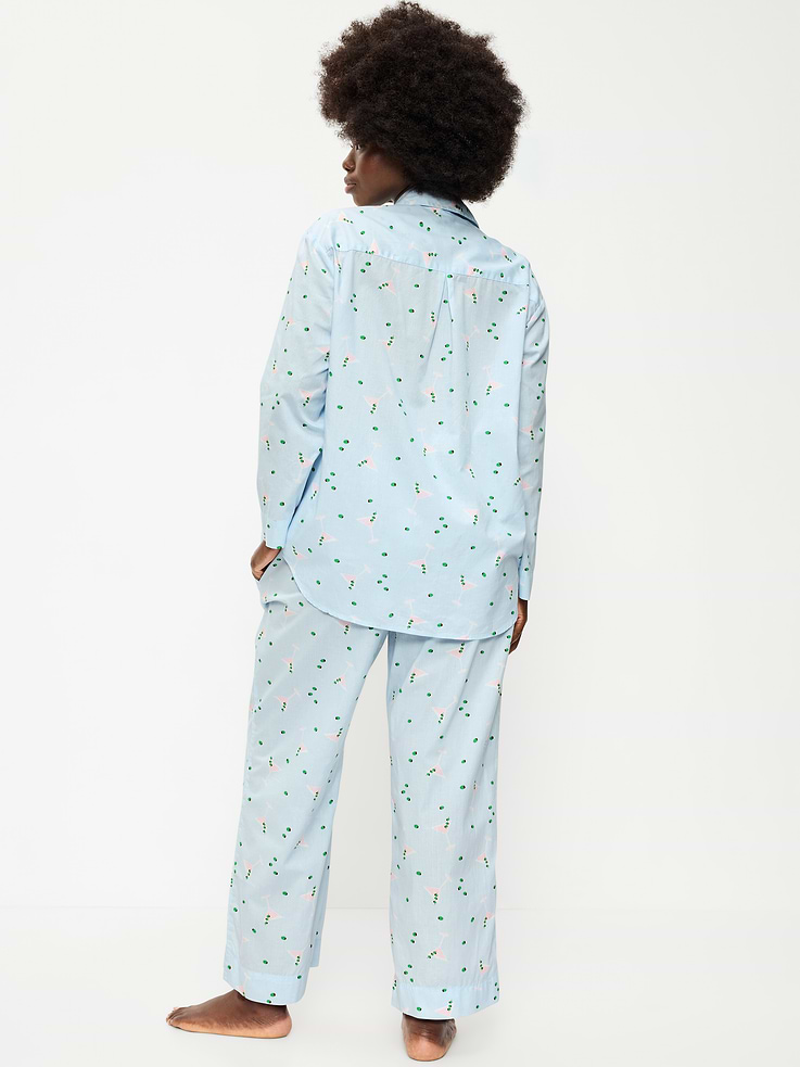 Image number 5 showing, Poplin Pajama Pant Set