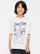 L'image numéro 1 présente T-shirt surdimensionné à imprimé Space Jam™ unisexe pour enfant