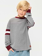 Image 1 of 1, crew neck, long sleeves, small-scale graphic at chest, Product #894269