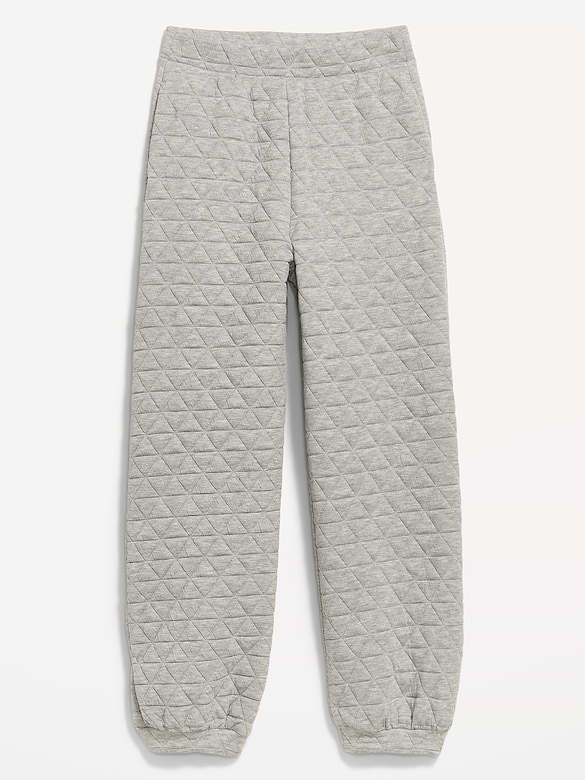 Pantalon en molleton raffiné matelassé