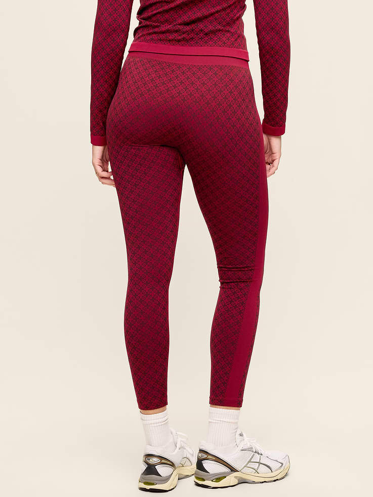 Image 8 de 10, Legging en jacquard sans coutures à taille haute