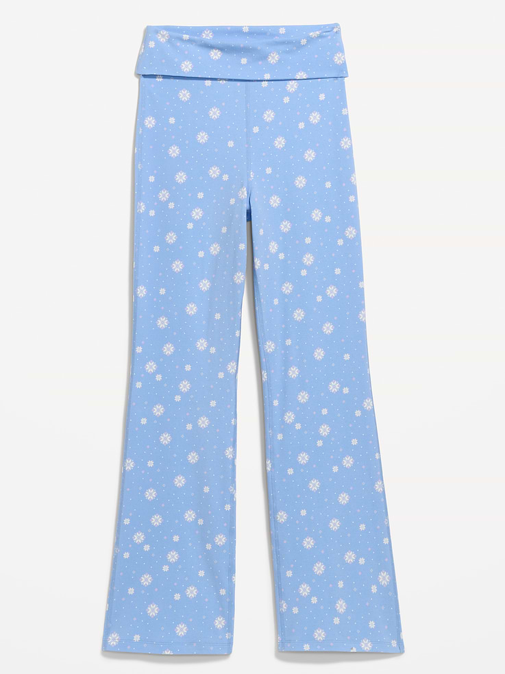 Image 5 de 5, Legging semi-évasé à taille haute rabattable PowerChill