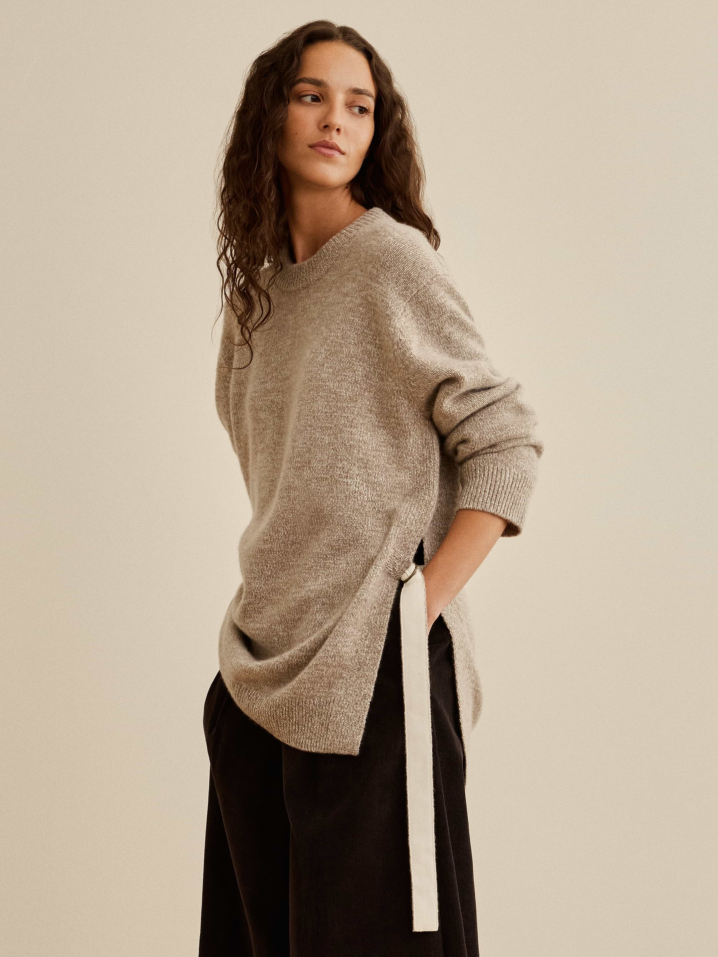 Image number 1 showing, Banana Republic x La Ligne | The Cashmere Utility Sweater