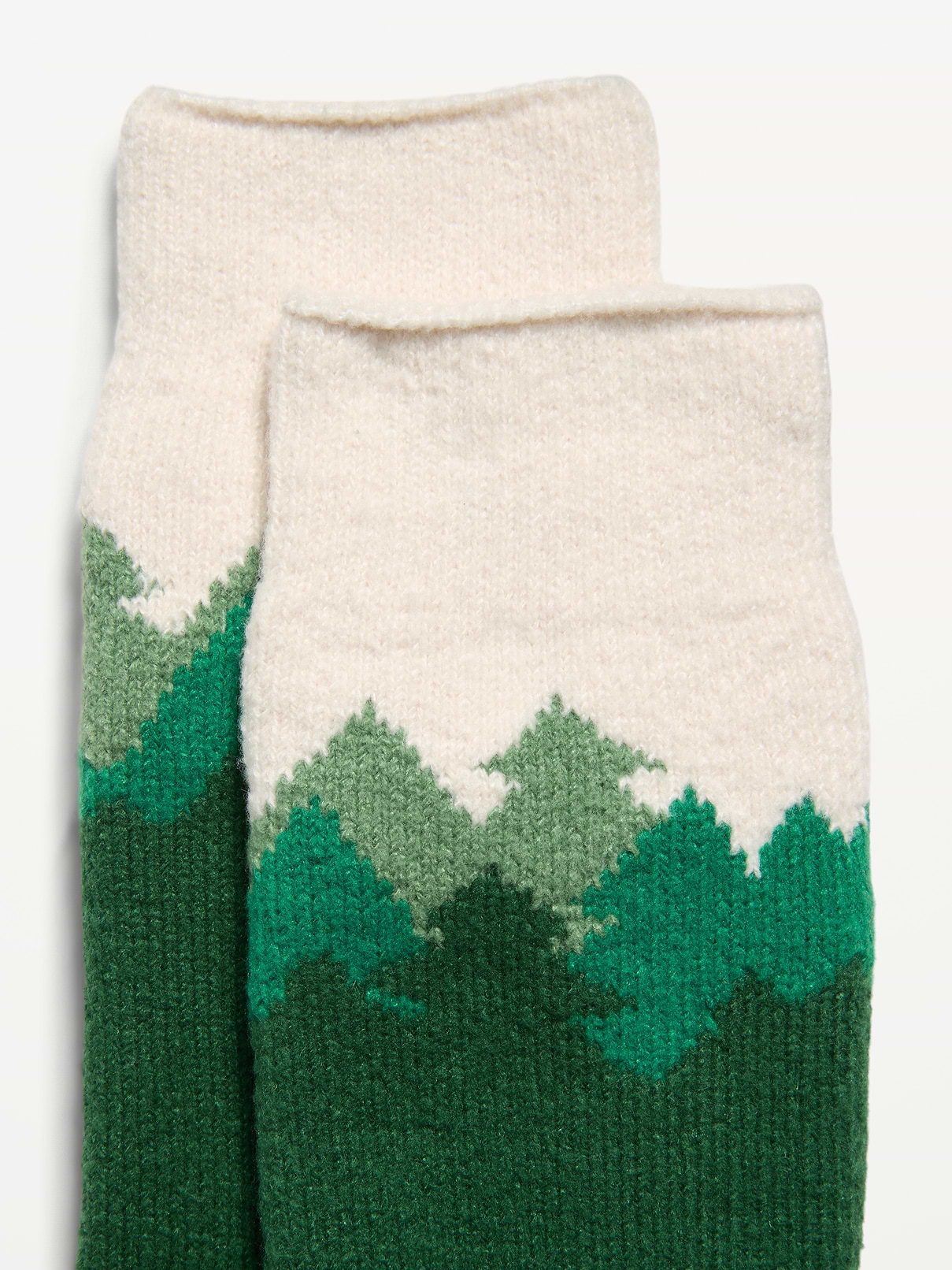 Image 2 of 2, Cozy-Lined Crew Socks for Men