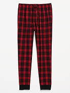 Image 3 of 3, Flannel Pajama Joggers for Men