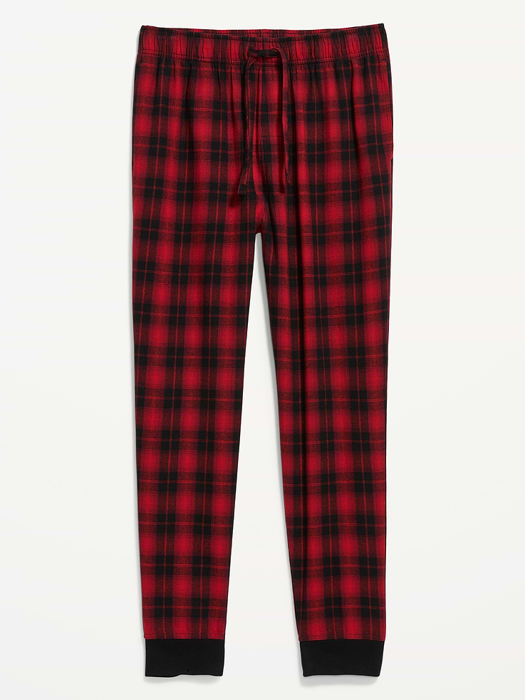 Image 3 of 3, Flannel Pajama Joggers for Men