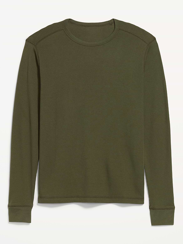 Crew-Neck Waffle T-Shirt