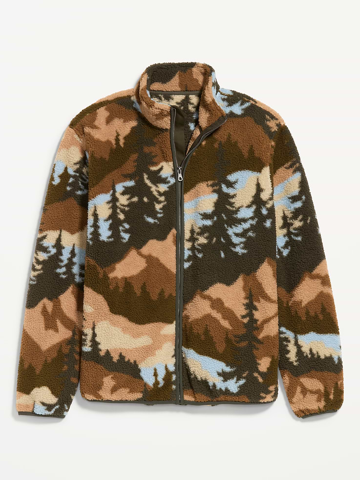 Image 4 of 5, Sherpa Full-Zip Jacket