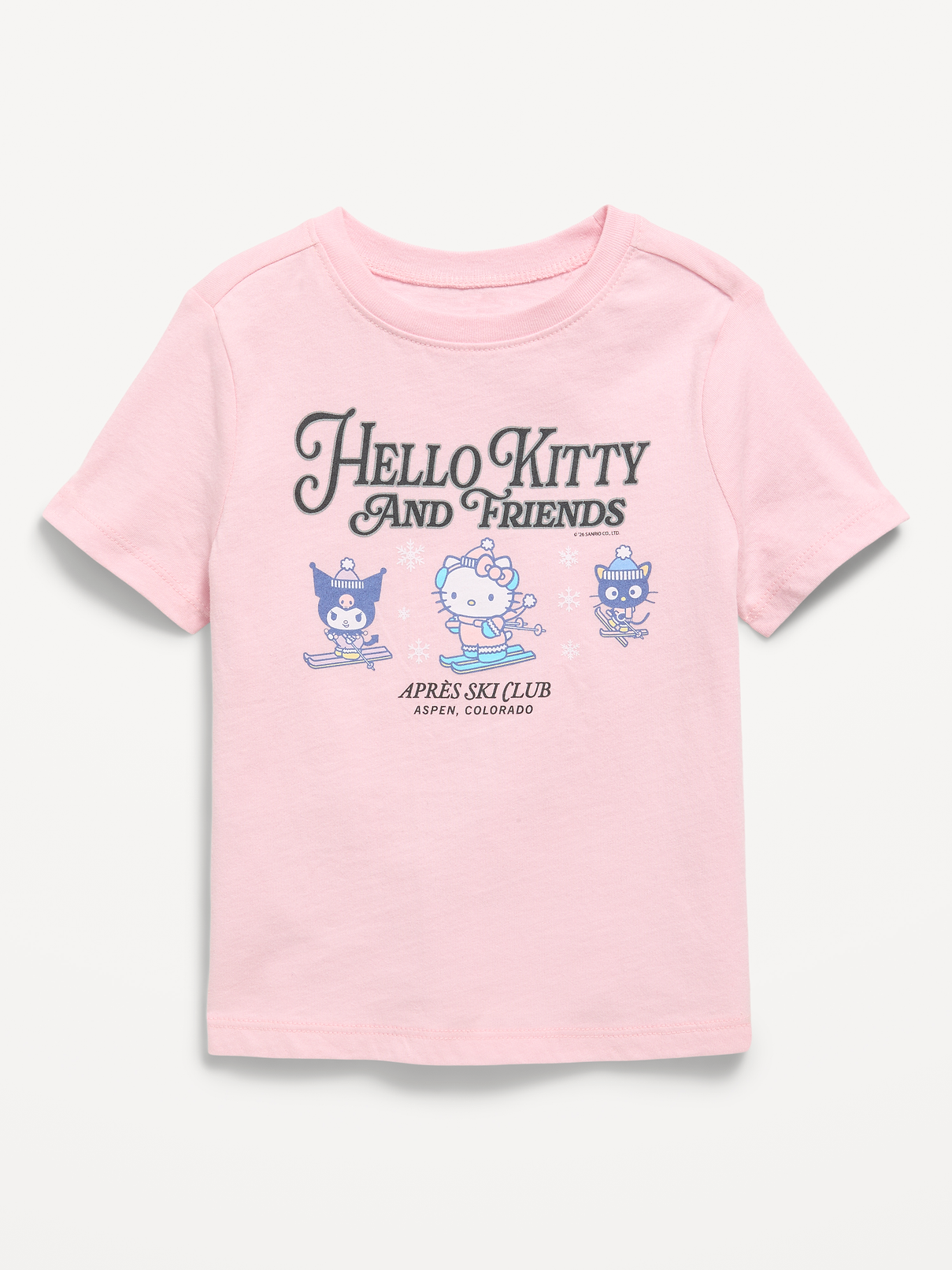 Image 1 of 1, crew neck, short sleeves, licensed graphic, © 2026 SANRIO CO. LTD. Used Under License., Product #1181955