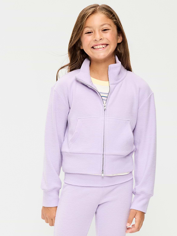 CozePlush 2-Way-Zip Jacket for Girls