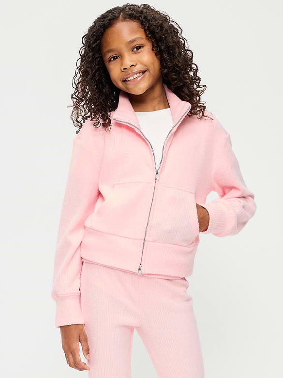 CozePlush 2-Way-Zip Jacket for Girls