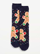Image 1 of 2, plush cozy knit, seasonal prints vary, Product #905894