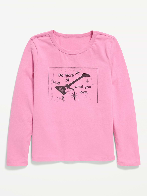 Long-Sleeve Graphic T-Shirt for Girls