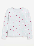 Image 2 de 3, T-shirt ultra-doux à manches longues à imprimé pour fille