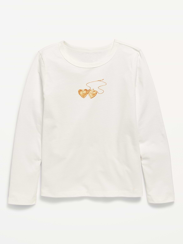 Long-Sleeve Graphic T-Shirt for Girls