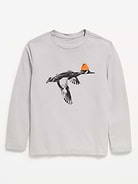 Image 1 of 2, crew neck, long sleeves, graphic at front, Product #906427
