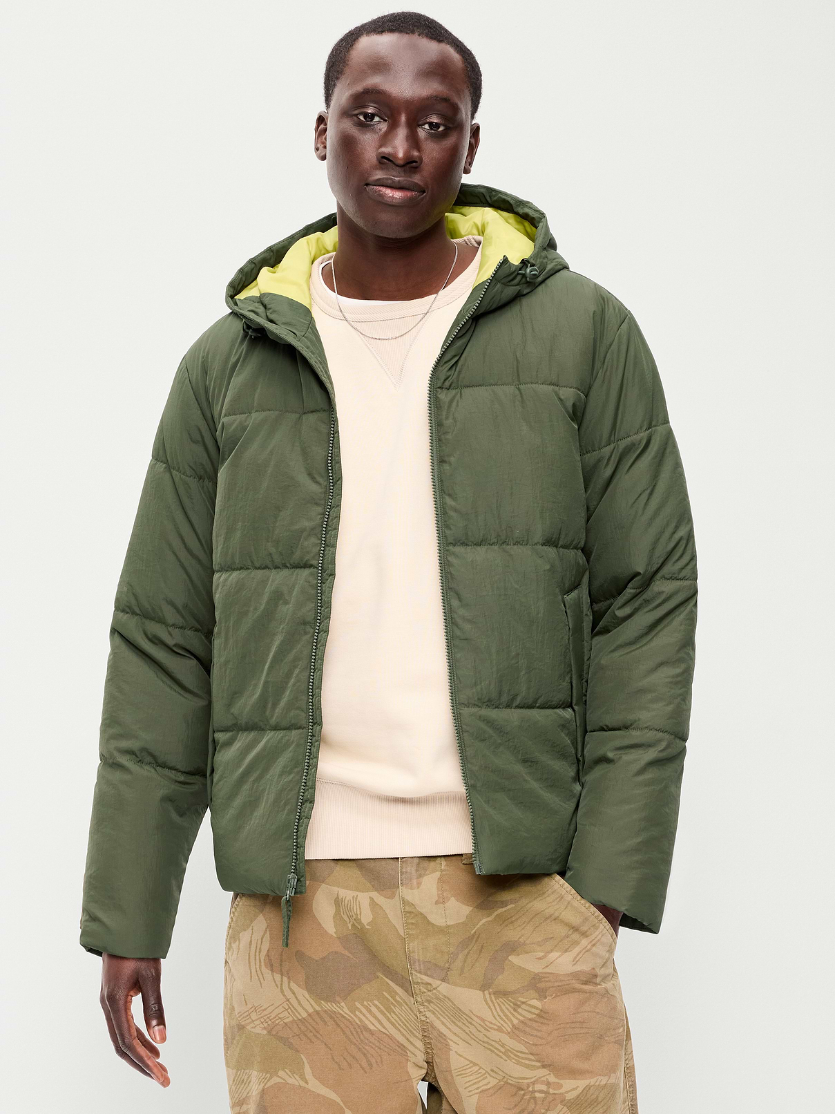 Water-Resistant Puffer Jacket