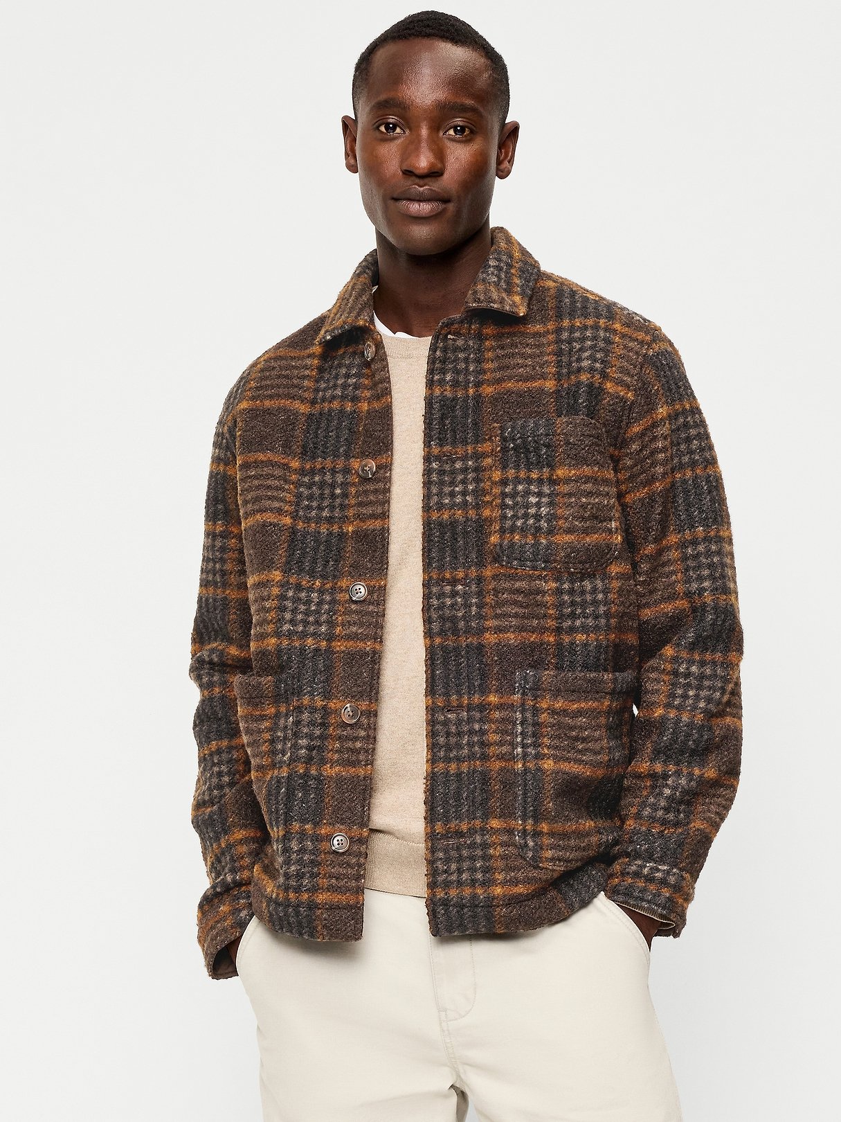 Wool-Blend Chore Jacket | Old Navy