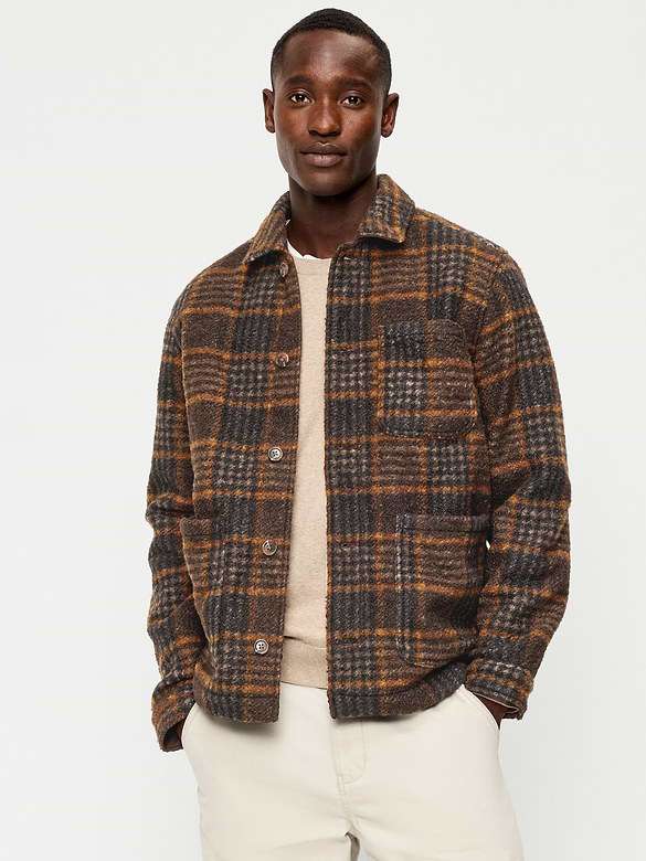Wool-Blend Chore Jacket
