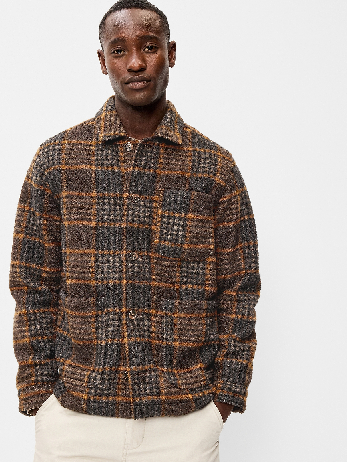 Wool-Blend Chore Jacket | Old Navy