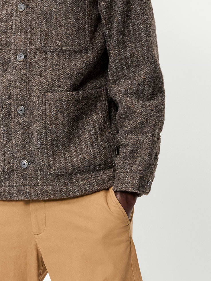 Image number 3 showing, Wool-Blend Chore Jacket