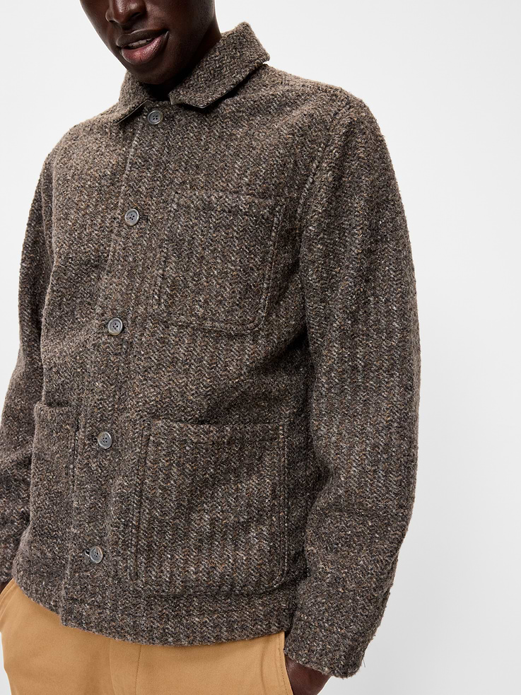 Image number 5 showing, Wool-Blend Chore Jacket