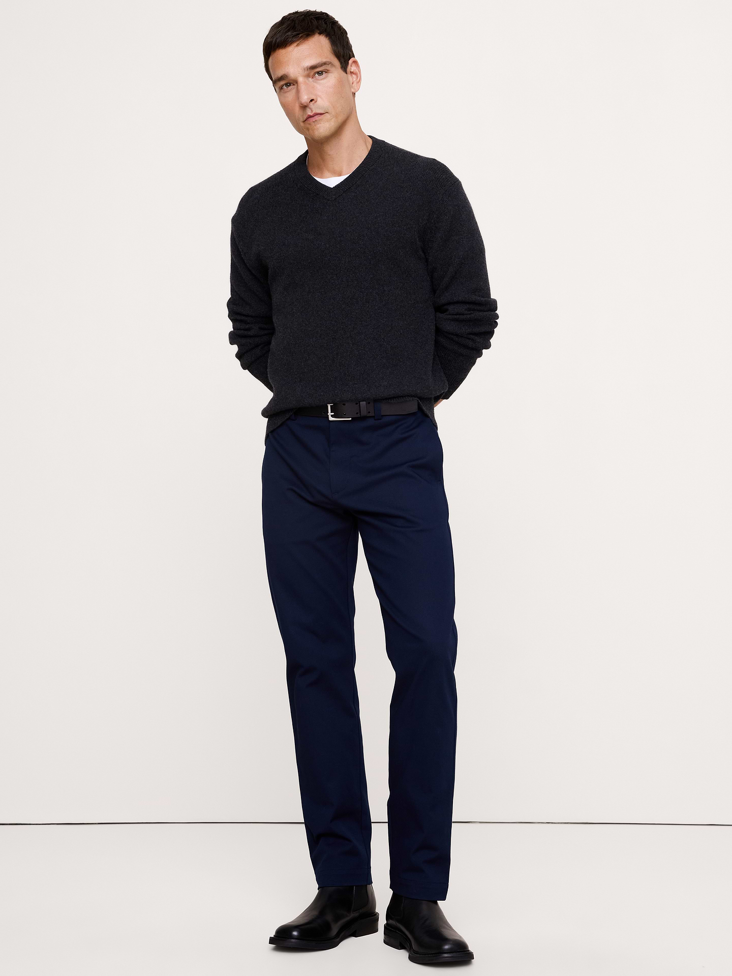 Image number 1 showing, Straight Italian-Stretch Chino