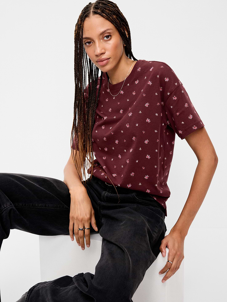 Image 3 of 8, Vintage Crew-Neck T-Shirt