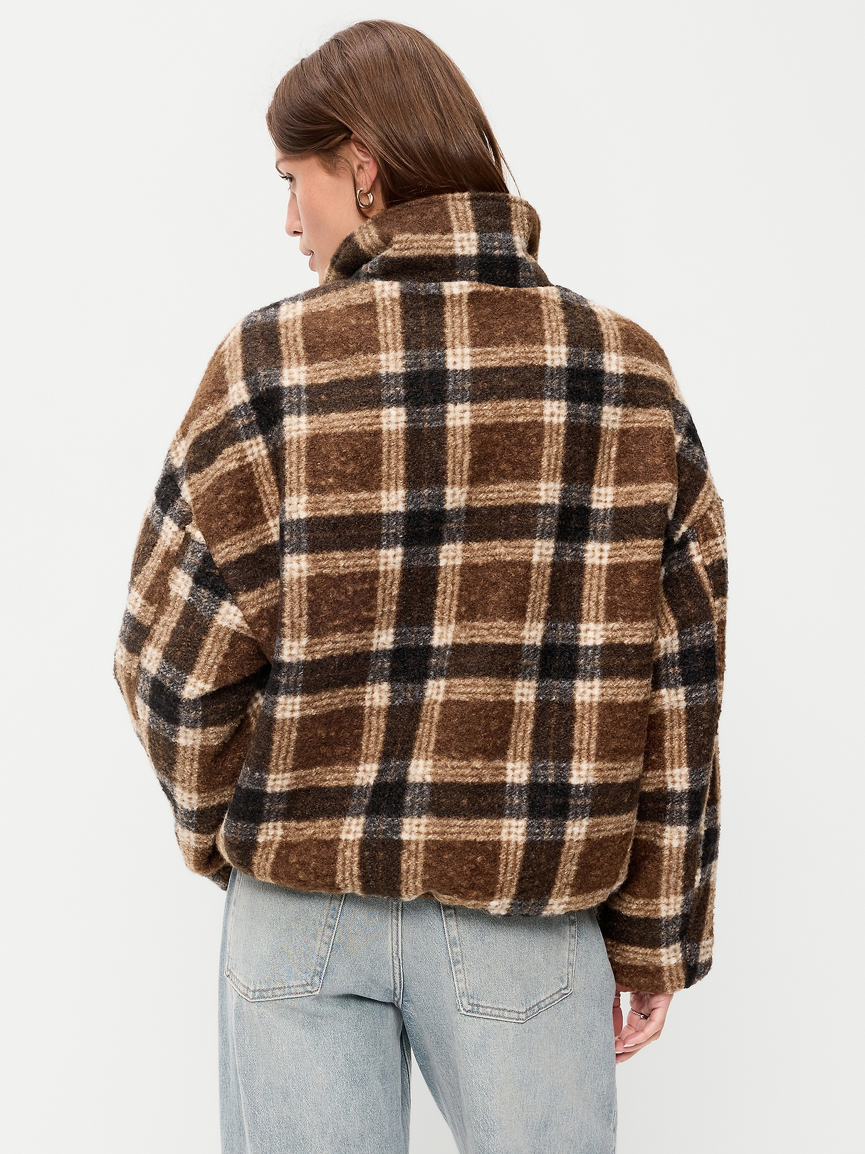 Wool Plaid Jacket | Old Navy