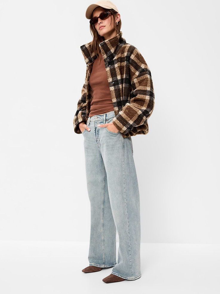 Image 3 of 6, Wool Plaid Jacket