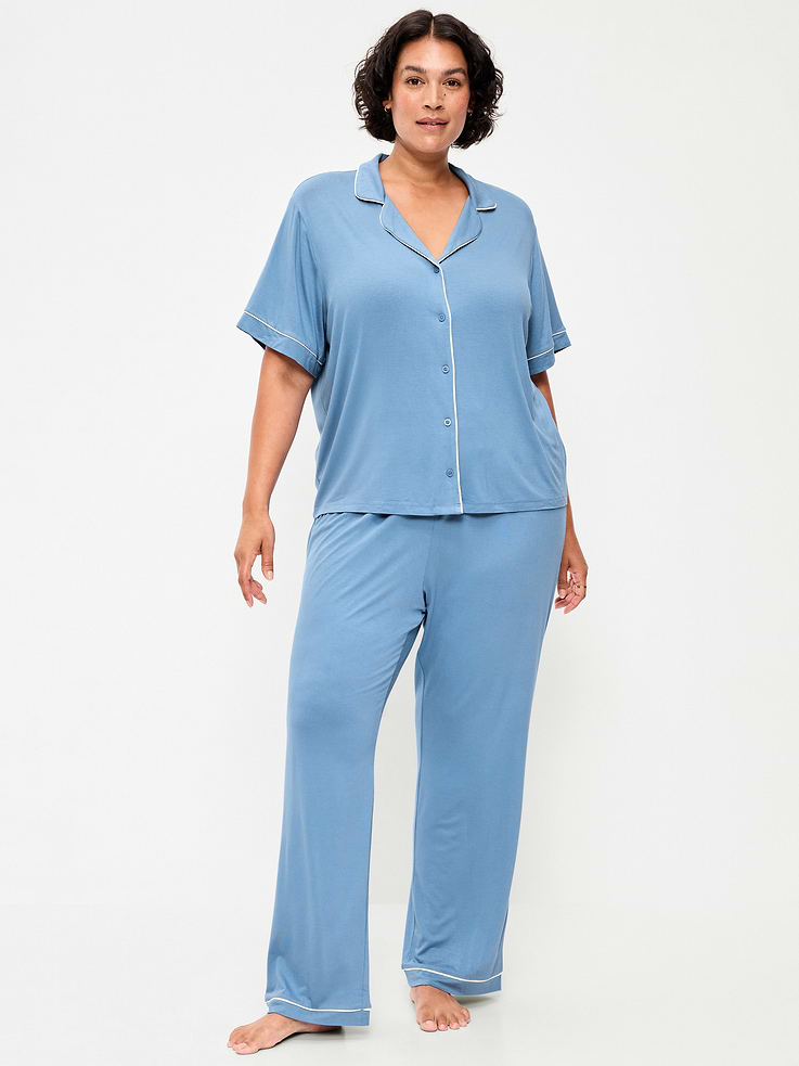 Image number 6 showing, Sunday Sleep Knit Jersey Pant Set