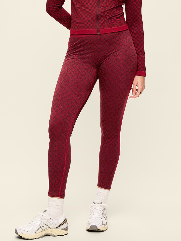 Image 7 de 10, Legging en jacquard sans coutures à taille haute