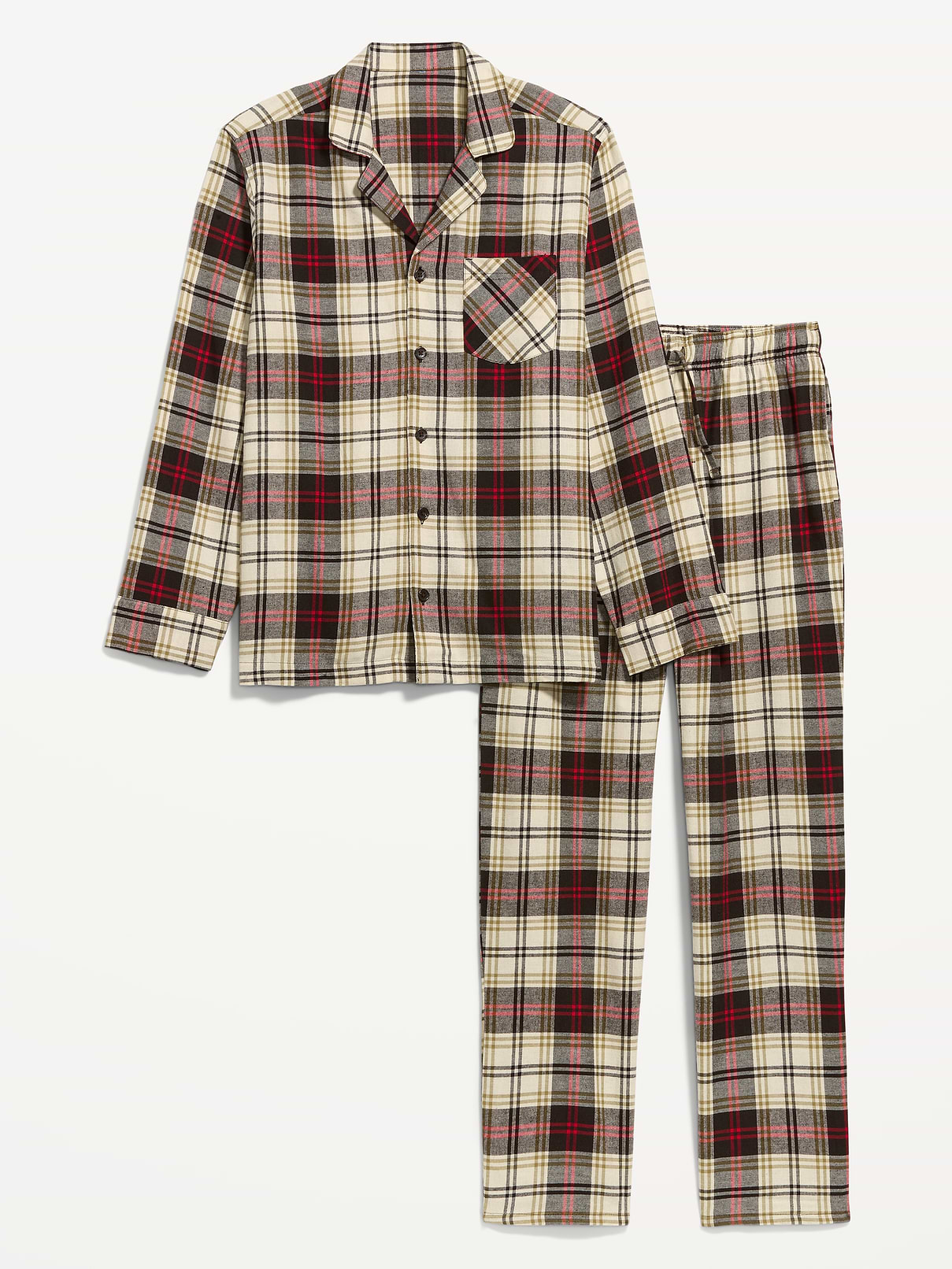 Image 3 of 3, Flannel Pajama Pant Set for Men