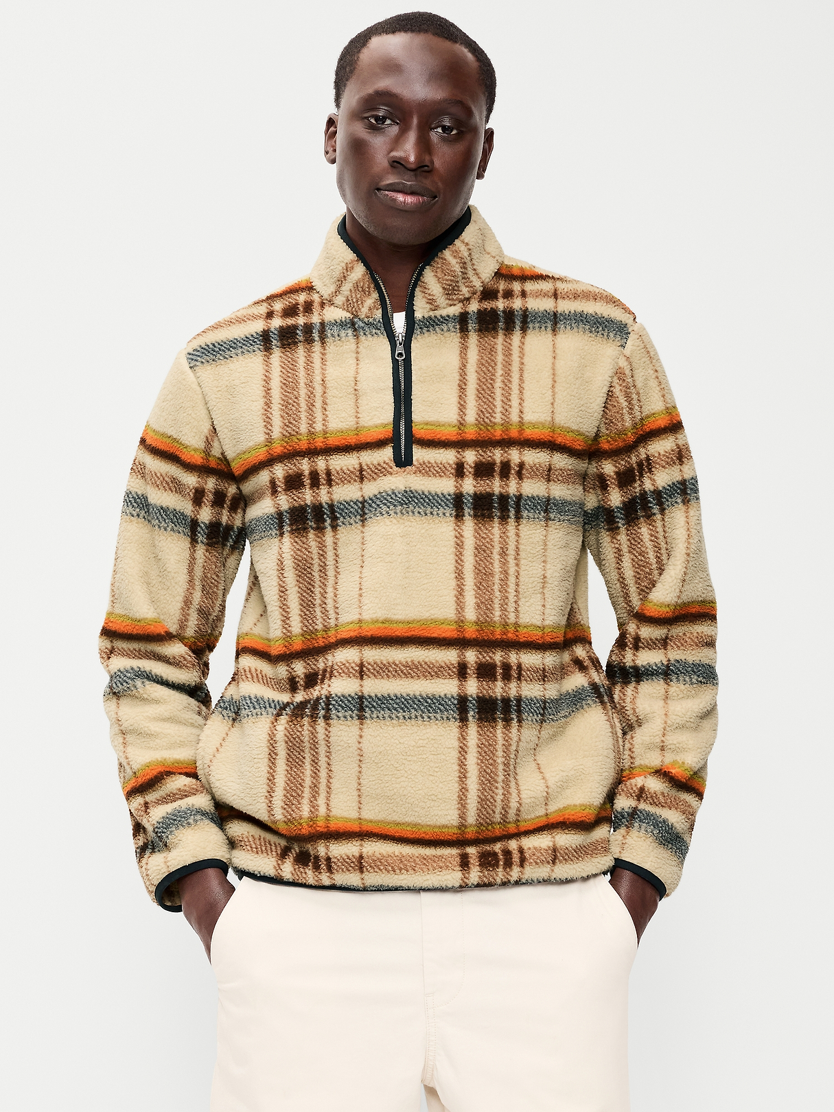 Sherpa Quarter Zip | Old Navy