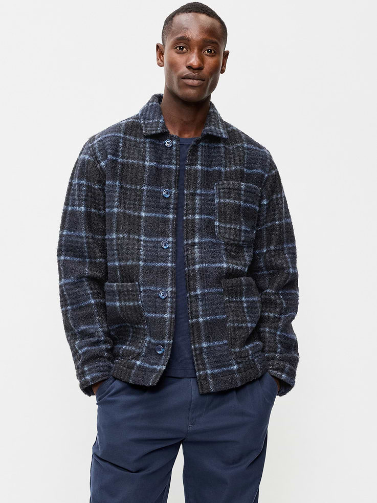 Image number 1 showing, Wool-Blend Chore Jacket