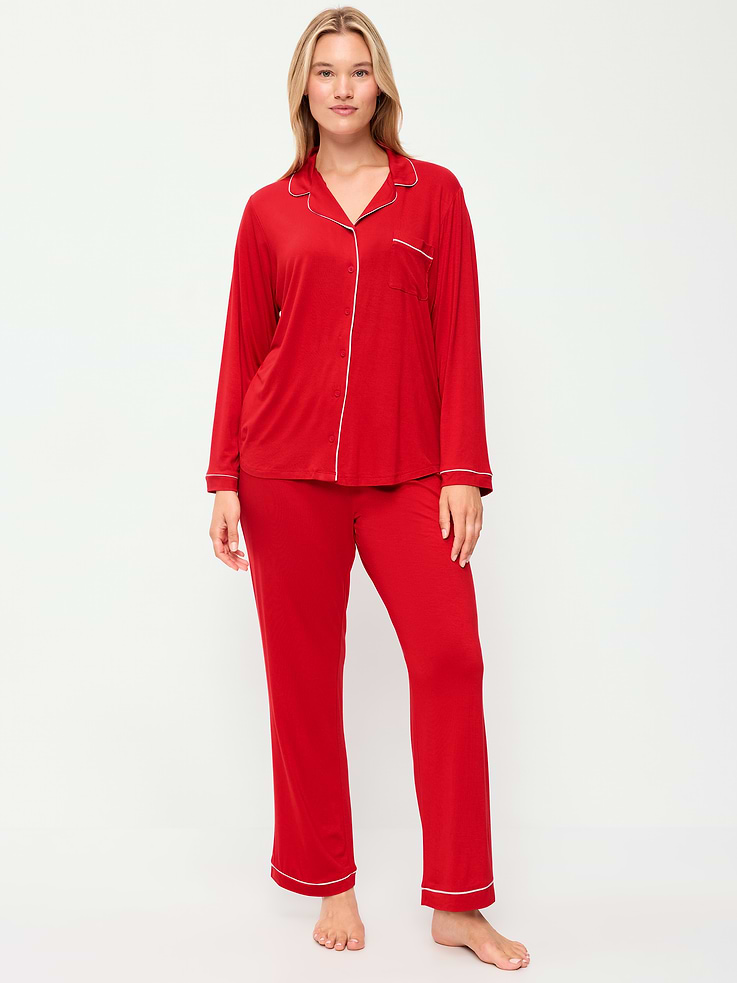 Image 4 de 7, Ensemble pantalon en tricot de jersey Grasse matinée