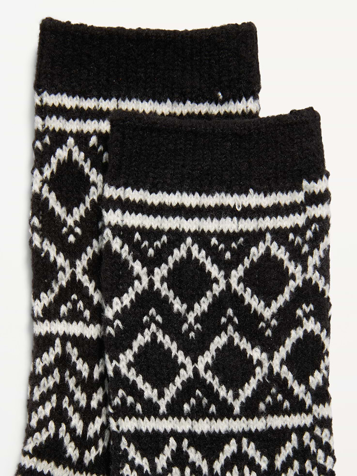 Image 2 of 2, Fair Isle Crew Socks for Women
