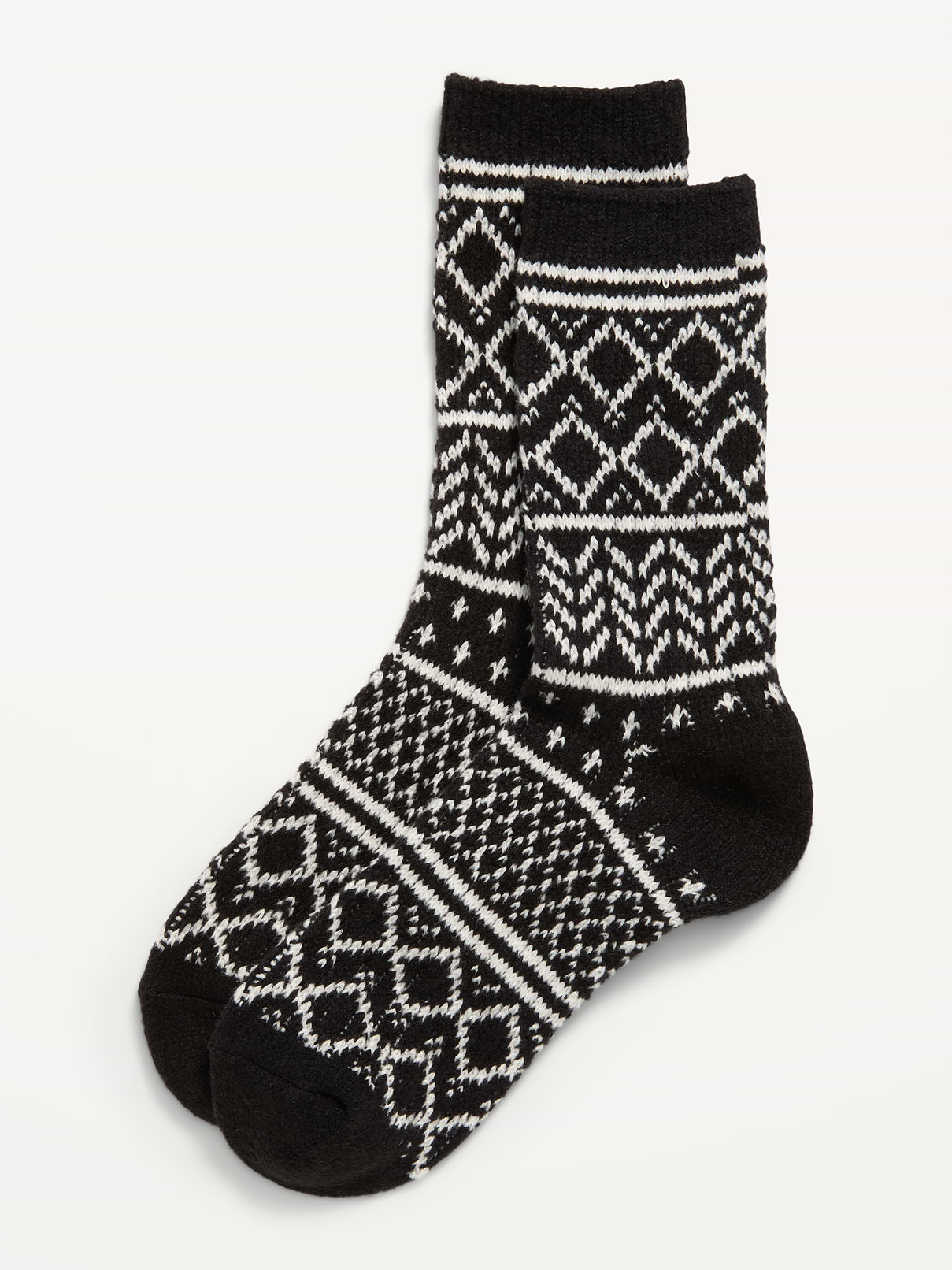 Fair Isle Crew Socks for Women