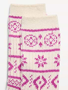 Image 2 of 2, Fair Isle Crew Socks for Women