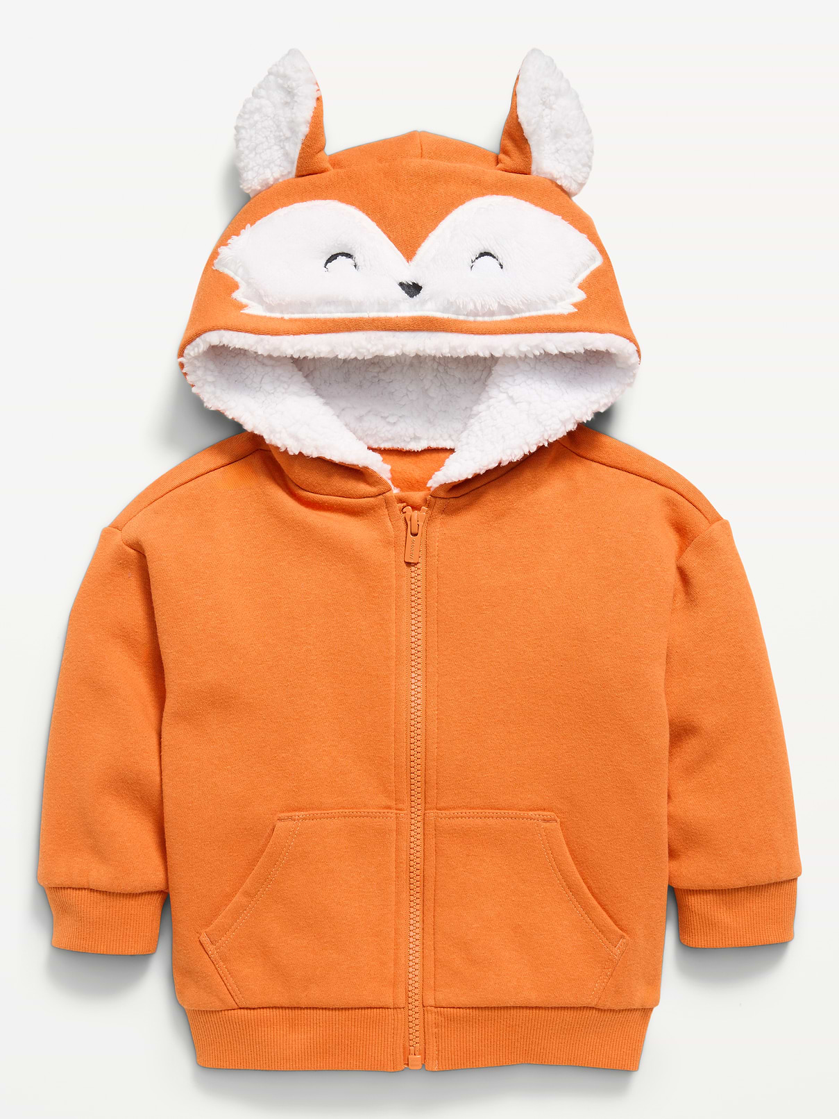 Image number 1 showing, Oversized Critter Full-Zip Hoodie for Toddler Boys