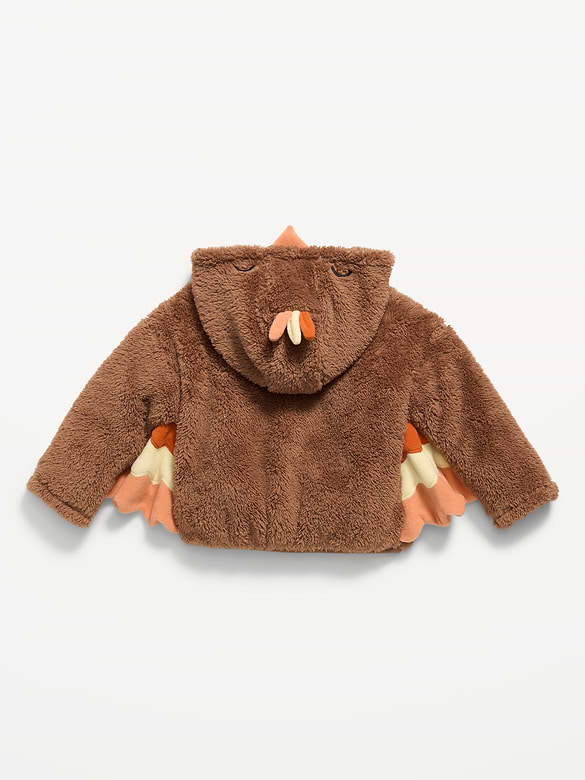 Veste à capuchon de bestiole en sherpa unisexe pour tout-petit