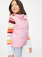 L'image numéro 3 présente Gilet rembourré matelassé hydrorésistant pour fille
