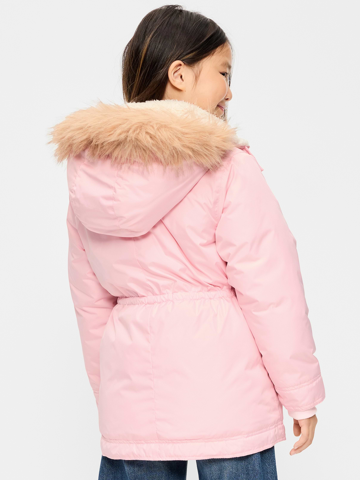 Image number 2 showing, Water-Resistant Parka Jacket for Girls
